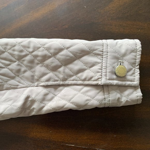 Talbots Khaki Quilted Jacket Size 6P - Picture 4 of 8